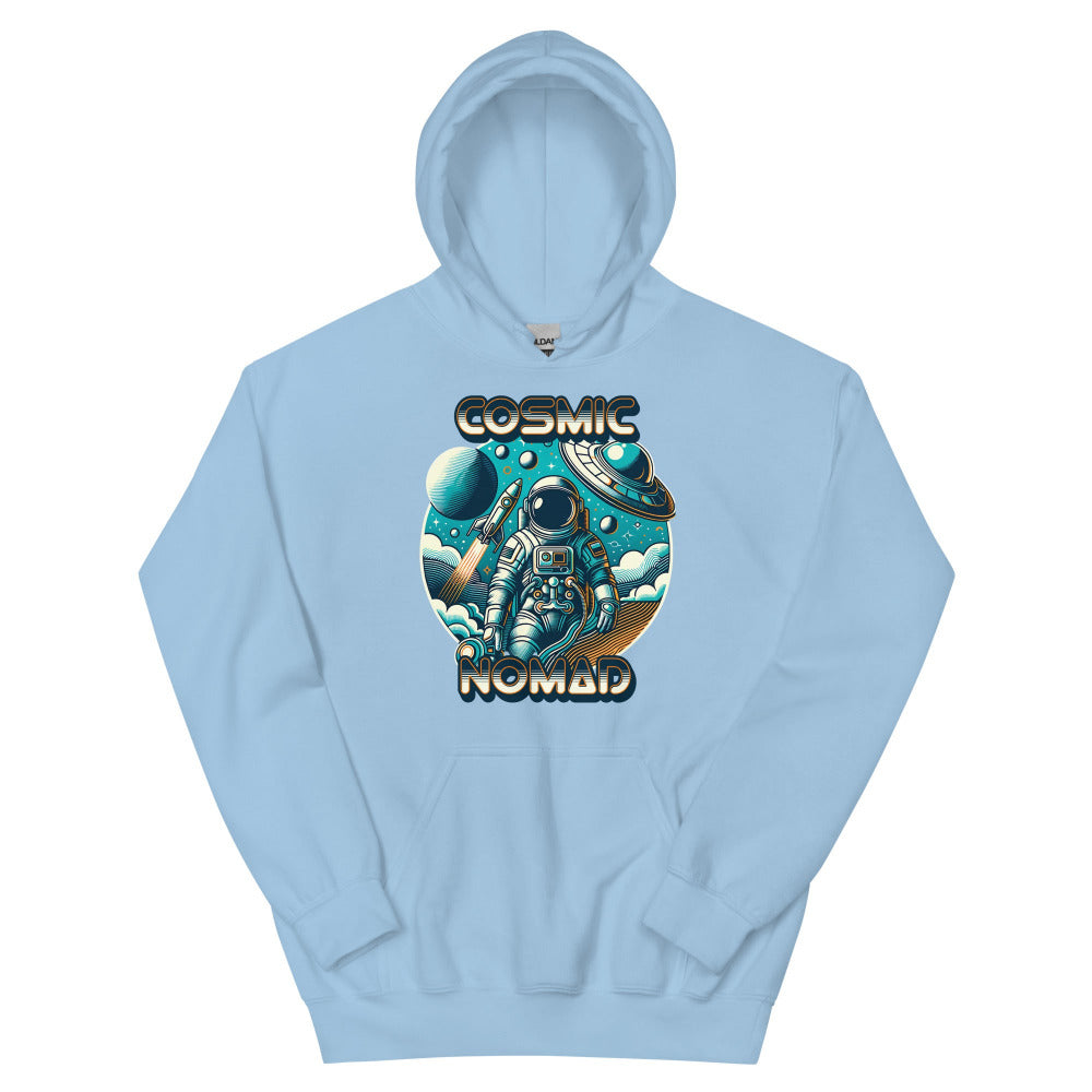 Cosmic Nomad Hoodie - Light Blue Color - https://ascensionemporium.net